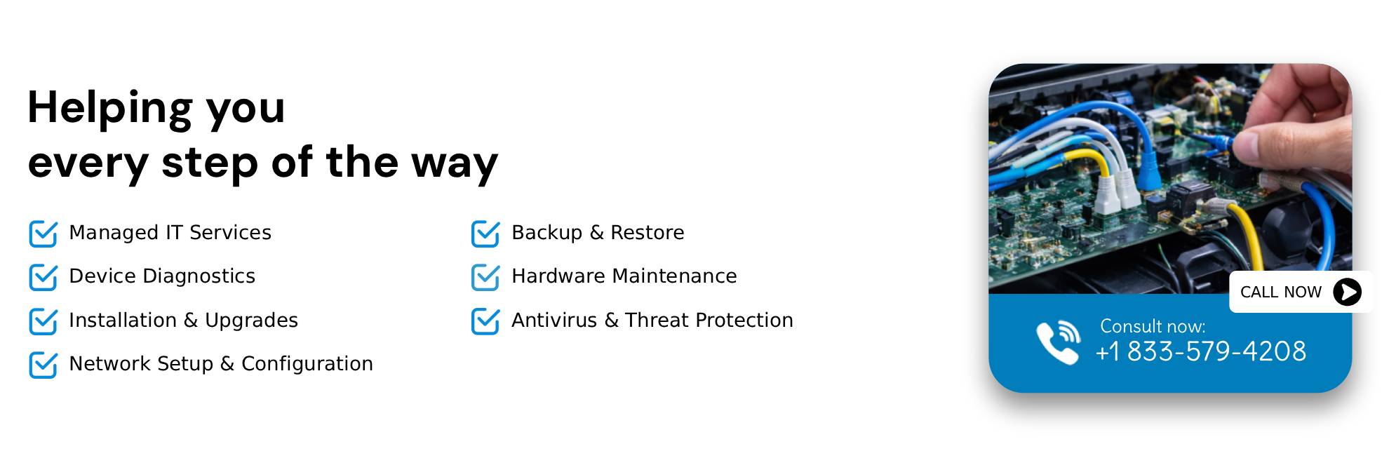 Helping your every step of the way